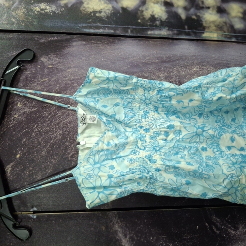 Lilly Pulitzer Blue and White Top